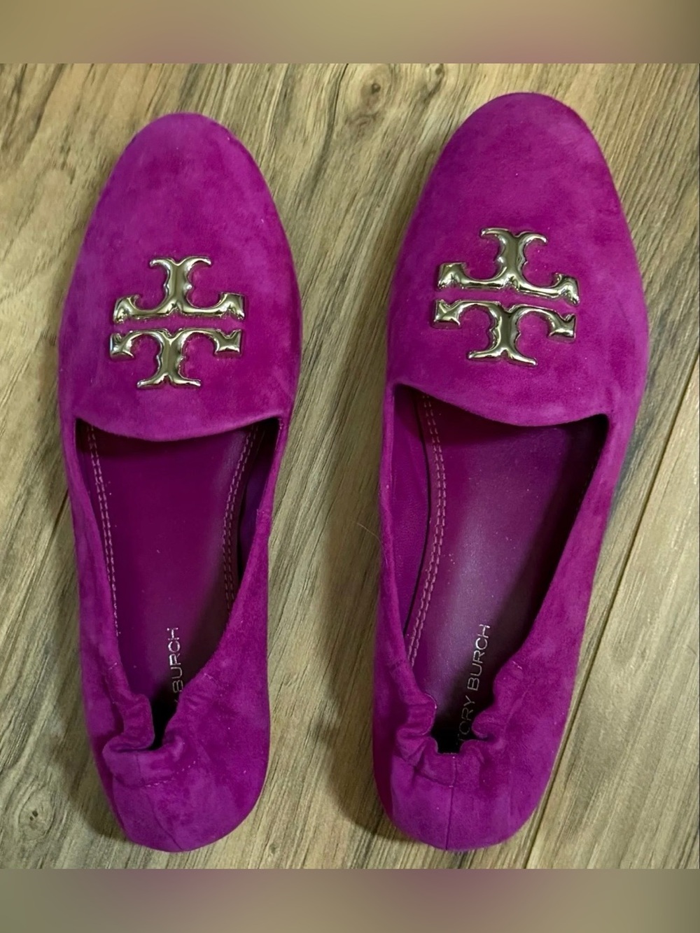 Tory Burch fuchsia loafers 6.5